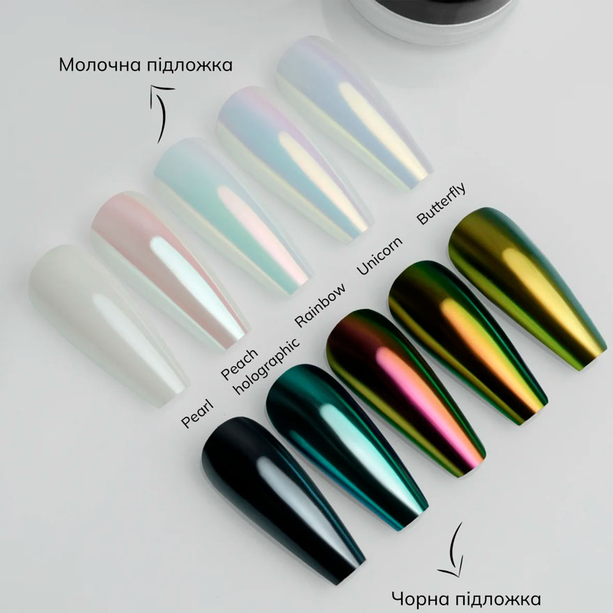 GA&MA Втирка Mirror Powder Pearl, 0,3 г