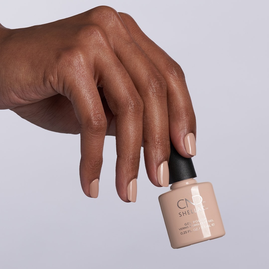 CND Shellac Gel Polish, Gala Girl (dark beige, enamel), 7.3 ml