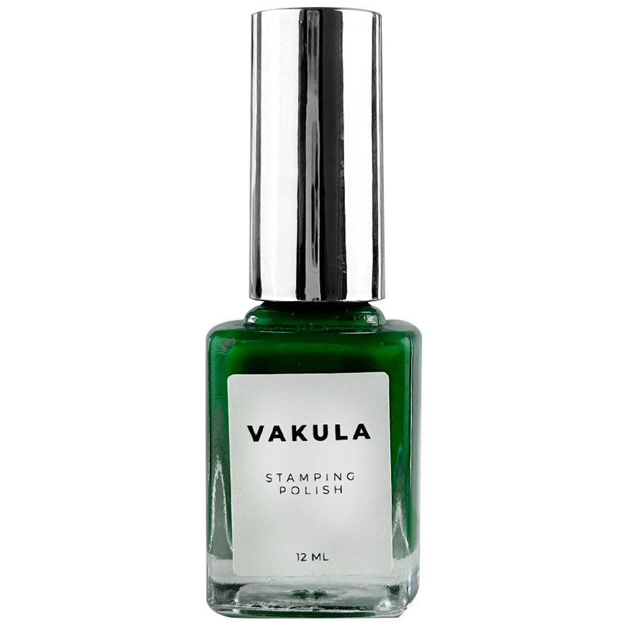Vakula Nails Лак для стемпинга №19 зеленый