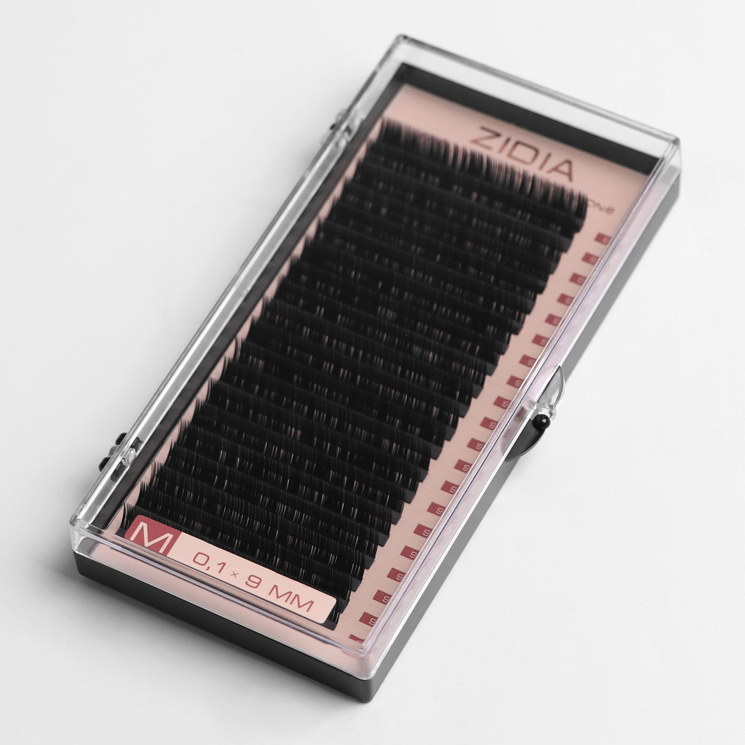 ZIDIA Premium Lash Extensions 20 lines - M0.1 x 9 mm
