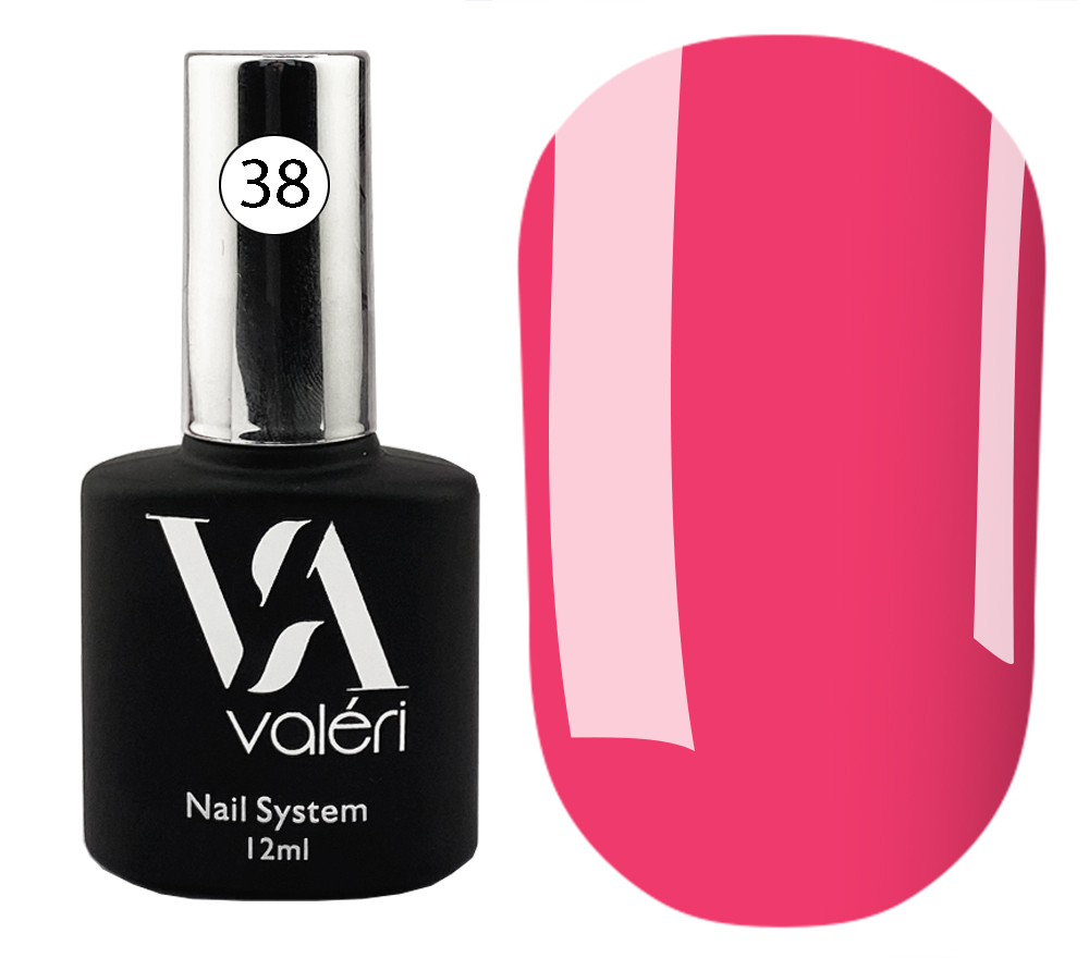 Valeri База для ногтей French Basa neon 038 (неоновая малина), 12 мл Valeri База для ногтей French Basa neon 038 (неоновая малина), 12 мл