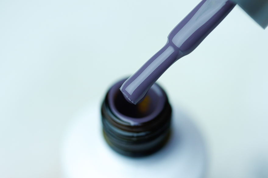 Atica Berry Bossy GPM13 gel-varnish (violet-gray, enamel), 7.5 ml