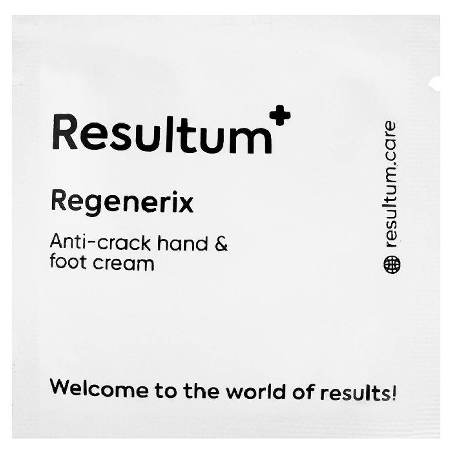 Resultum крем від тріщин для рук і стоп Regenerix, 5 мл (саше)