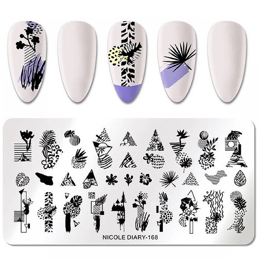 Nicole Diary Stamping plate 168
