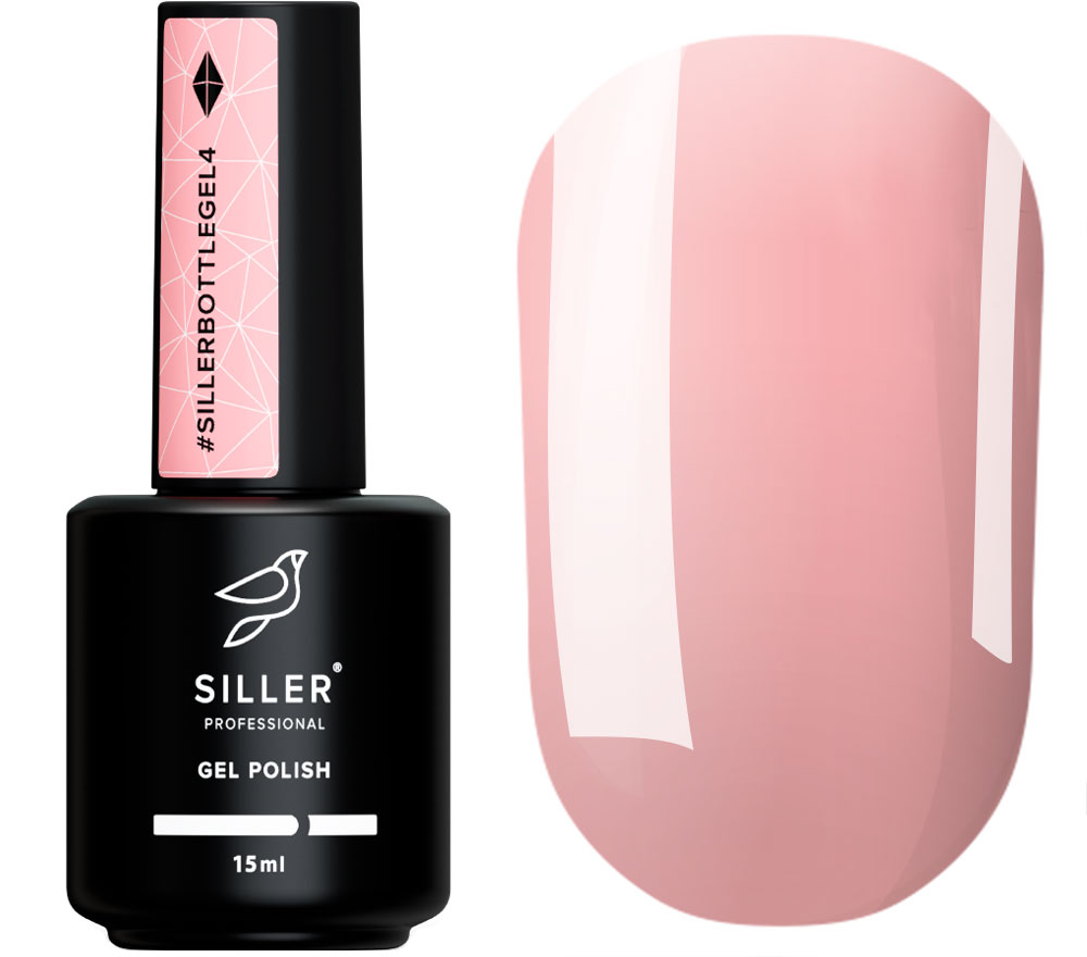 Siller Гель для нігтів Bottle Gel №04 (блідно-персиковий), 15 мл