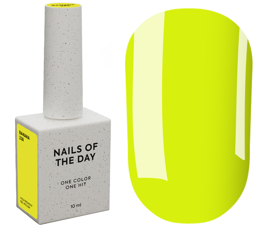 Nails Of The Day Гель-лак для нігтів Summer Banana, 10 мл