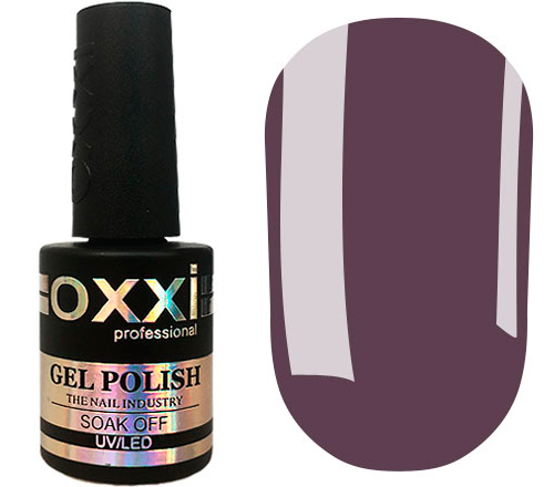 Гель-лак OXXI Professional №180 (приглушенный фиолетово-серый, эмаль), 10 мл
