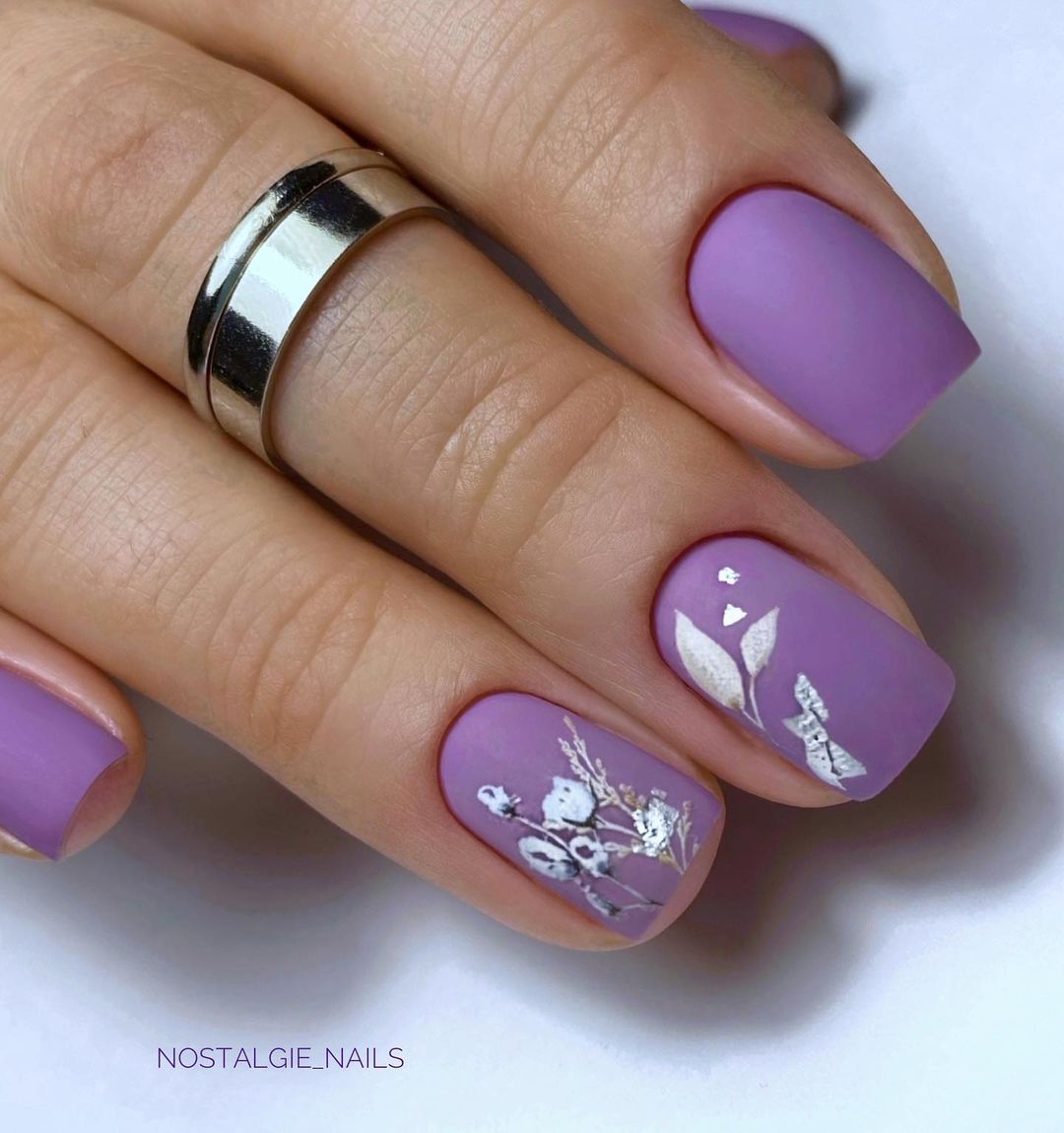 Gel polish Komilfo Deluxe Series D313 (violet yarn, enamel), 15 ml.