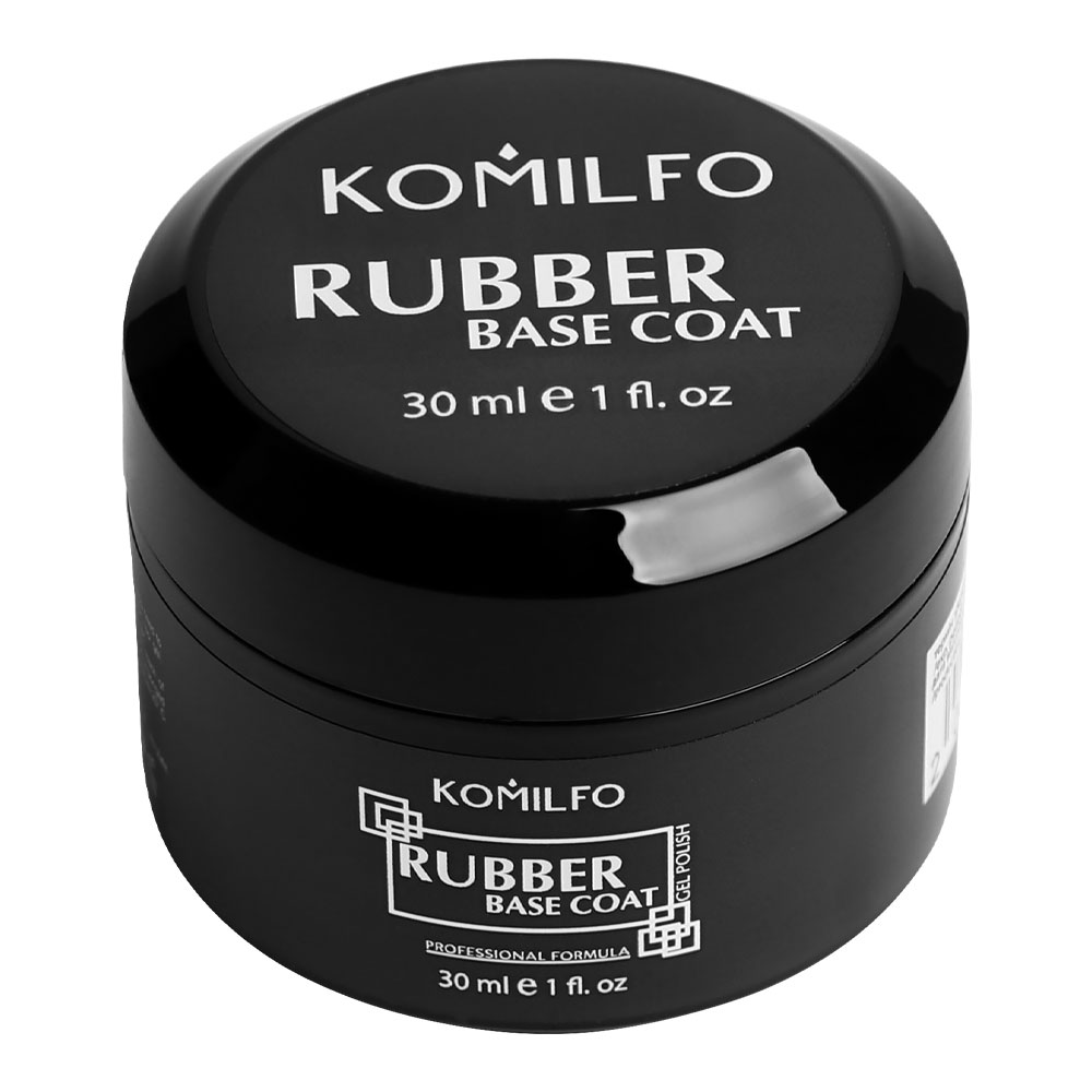 Komilfo Rubber Base Coat - каучукова база для гель-лаку, 30 мл (без пензлика)