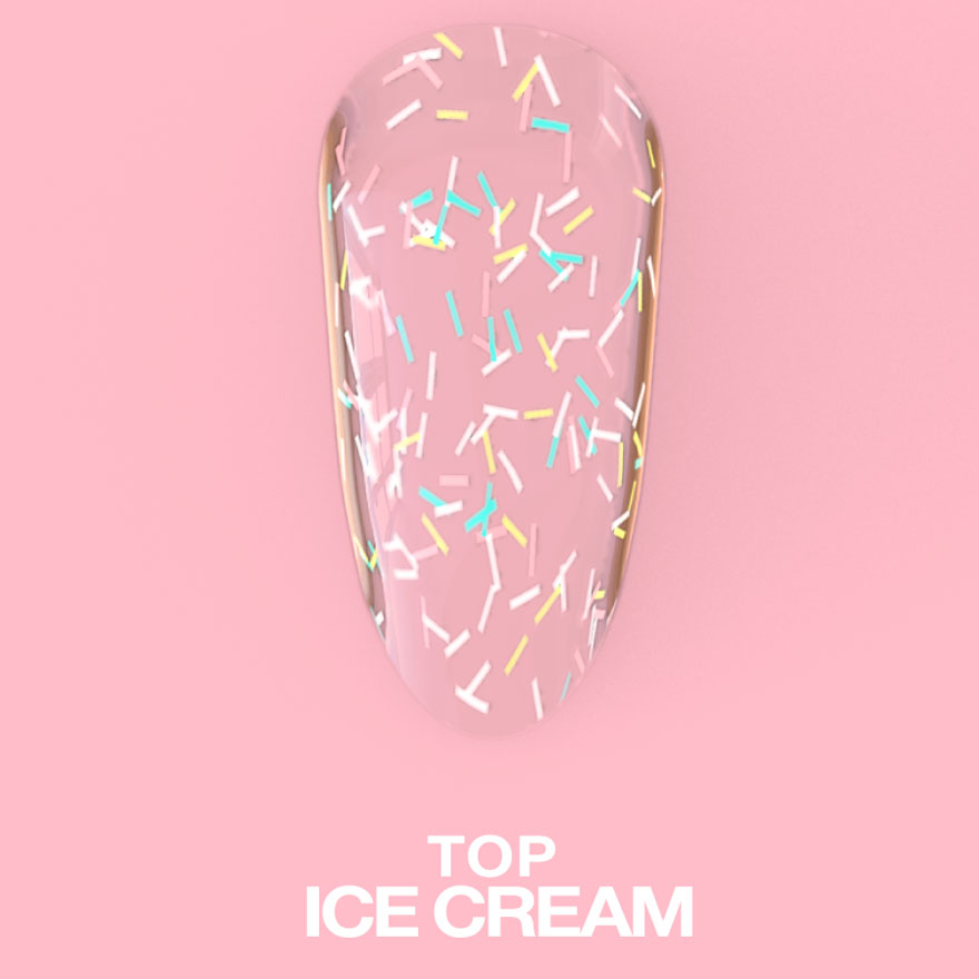 LUNA Top for gel polish Top Ice Cream, 13 ml