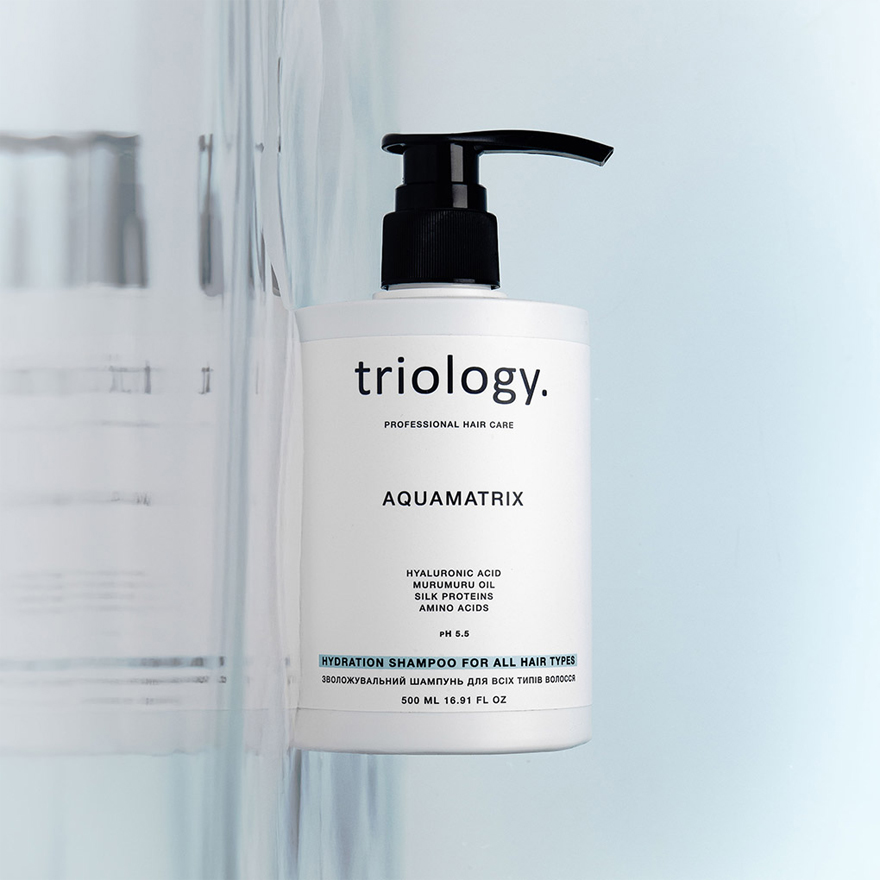 Triology Зволожувальний шампунь для всіх типів волосся Aquamatrix, 500 мл