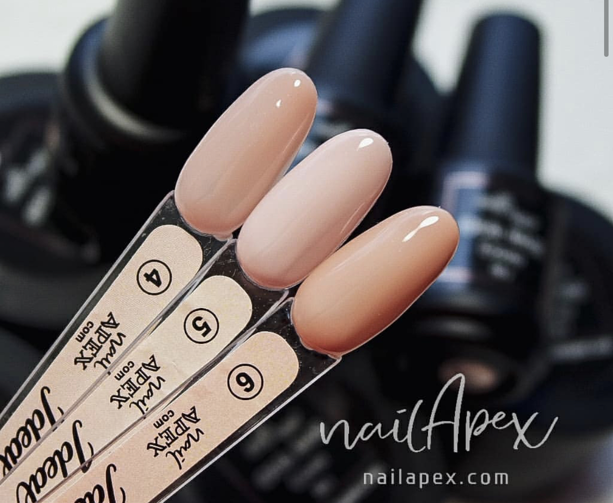 NailApex Ideal BaseКамуфлююча база №4 (рожево-бежевий), 15 мл
