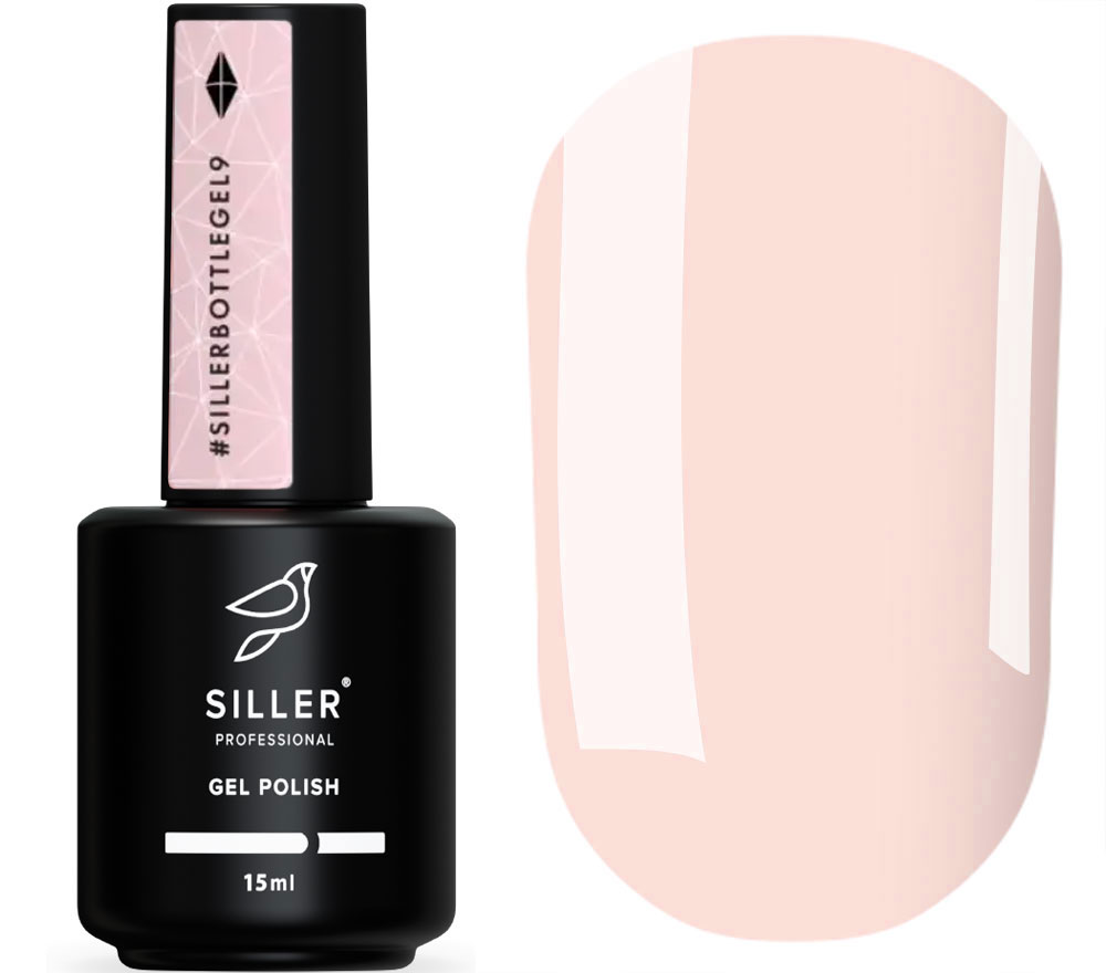 Siller Bottle Gel №09 (персиково-рожевий), 15 мл