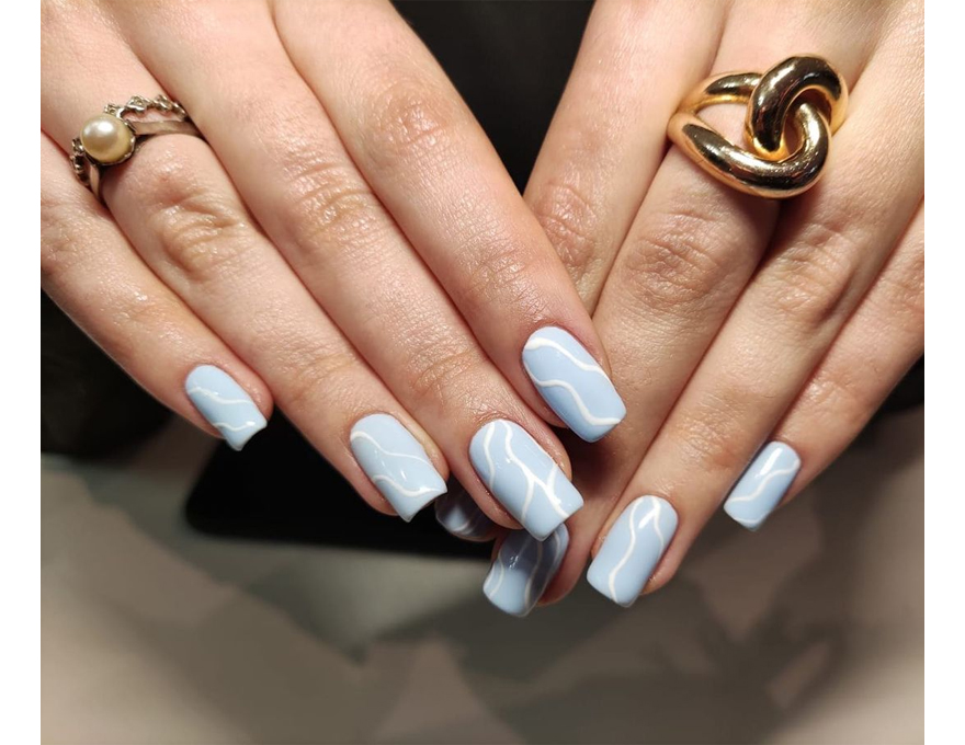 CND Гель-лак для ногтей Shellac Creekside (нежно-голубой, эмаль), 7,3 мл
