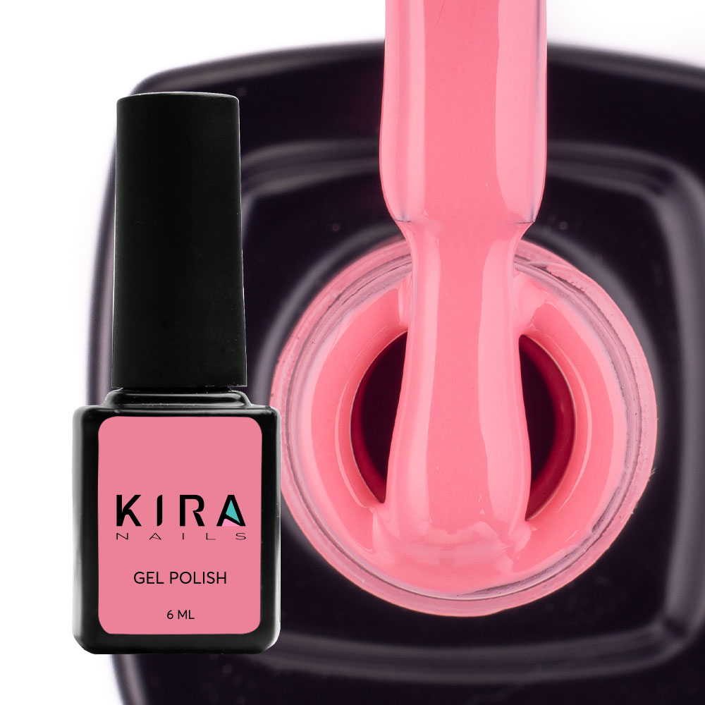 Гель-лак Kira Nails №054 (рожевий, емаль), 6 мл