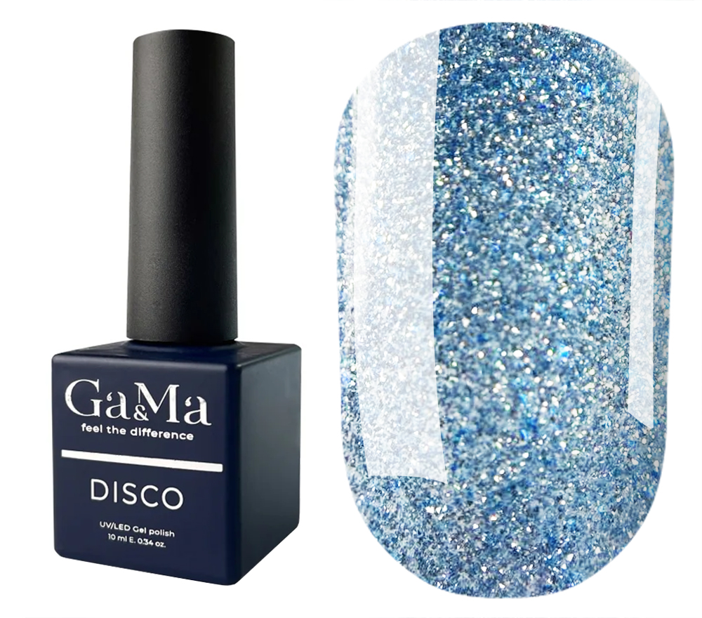 GA&MA Гель-лак Holographic glitter 004, 10 мл GA&MA Гель-лак Holographic glitter 004, 10 мл