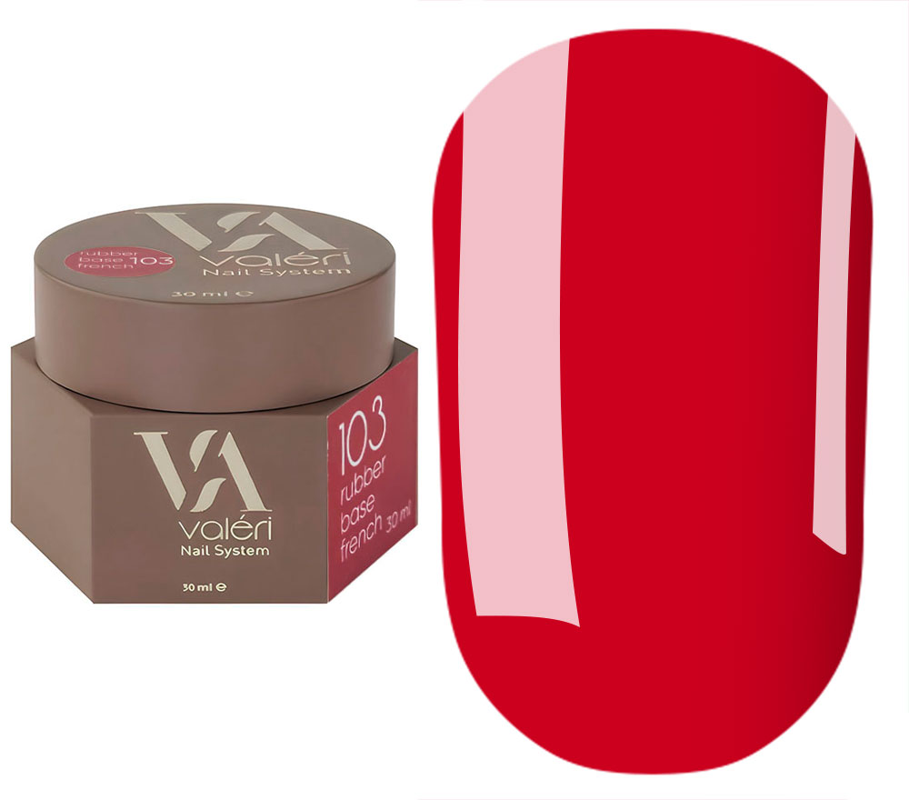 Valeri База для нігтів Rubber Base French №103, 30 мл