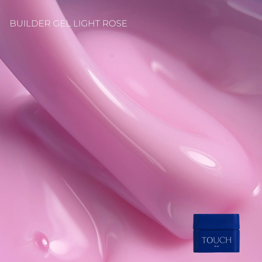Touch Гель для нігтів Builder Gel Light rose , 30 мл