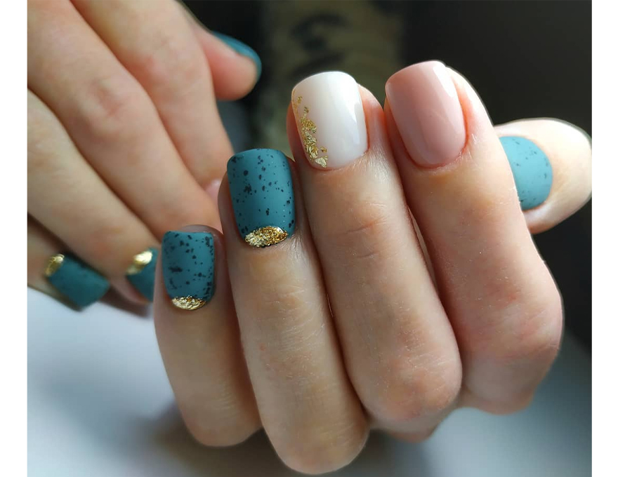 Гель-лак MOON FULL color Gel polish №658 мятно-бірюзовий, 8 мл