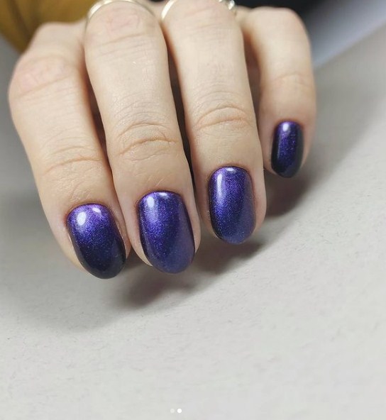 Molekula 9D Cats eye gel varnish No. 904 (blue, magnetic), 6 ml