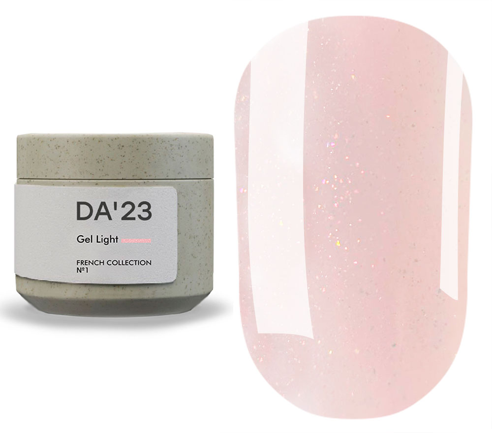 DA_23 Гель для нігтів Gel Light French collection №1, 15 мл