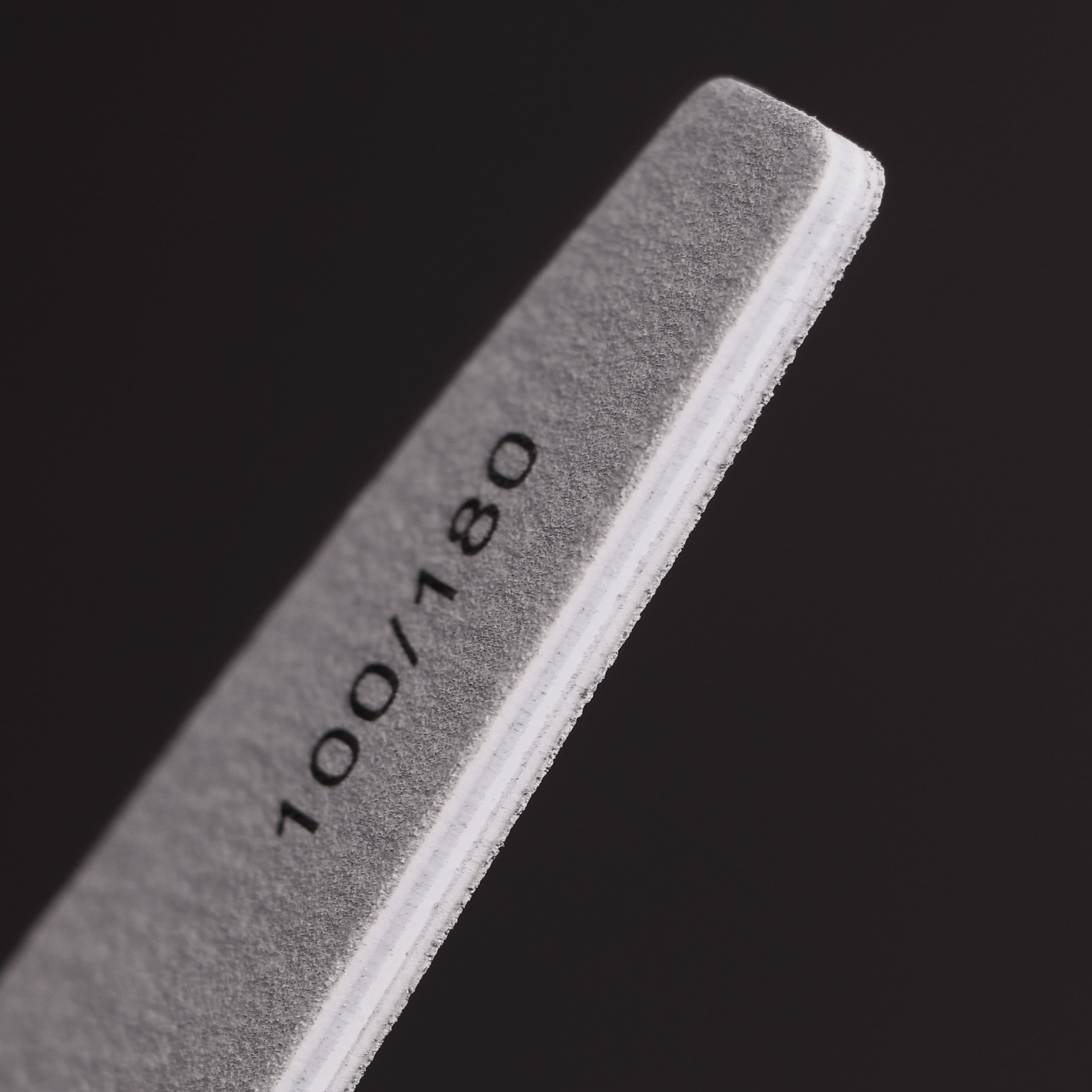 File Komilfo semicircle gray 100/180, 18 cm