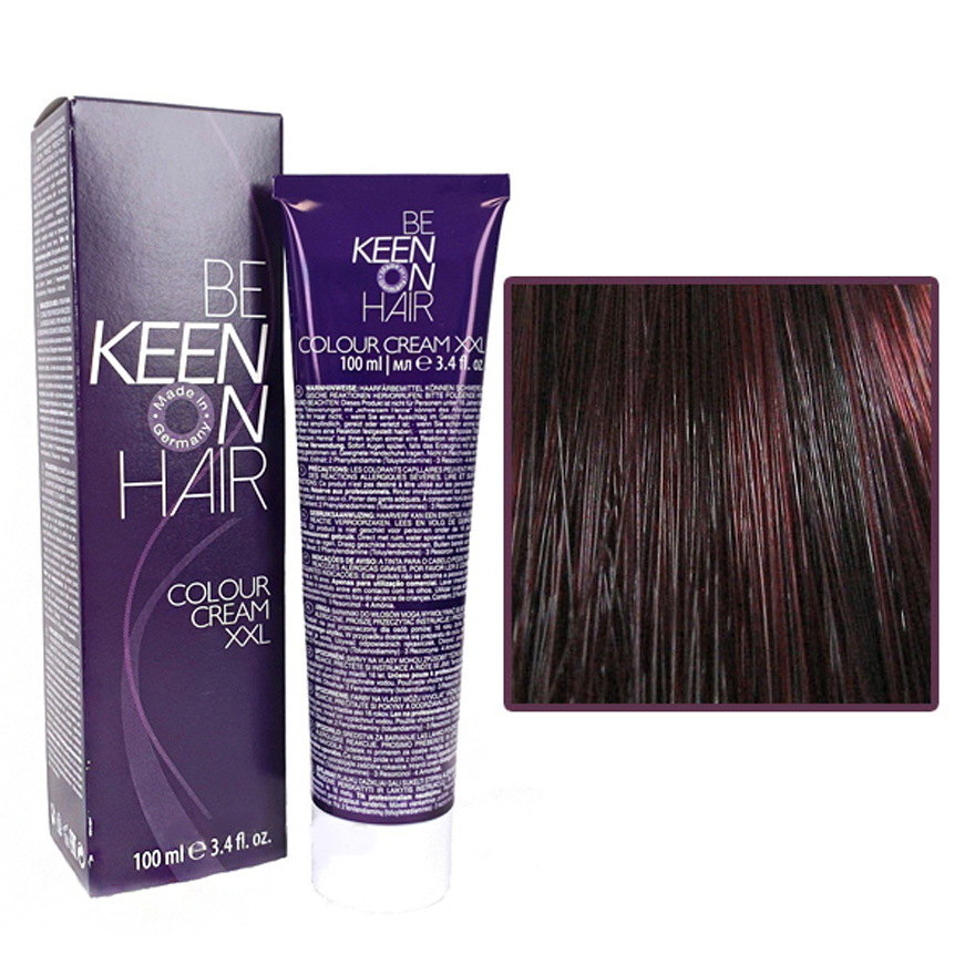Hair color cream KEEN 6.6 eggplant, 100 ml