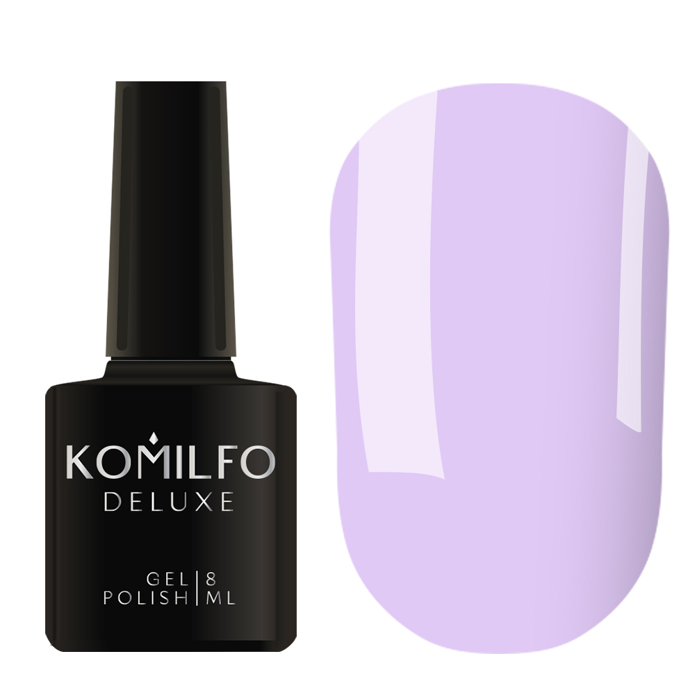 Гель-лак Komilfo Deluxe Series SBL001 (холодний лілово-фіолетовий, емаль), 8 мл