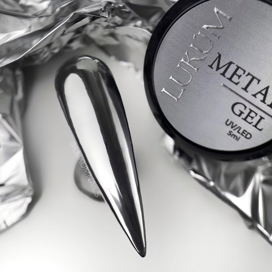 Lukum Гель для ногтей Metal Gel, 5 мл