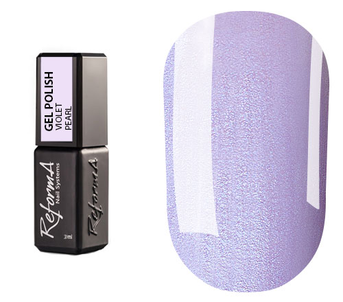 Reforma Violet Pearl gel varnish (purple, pearl), 3 ml