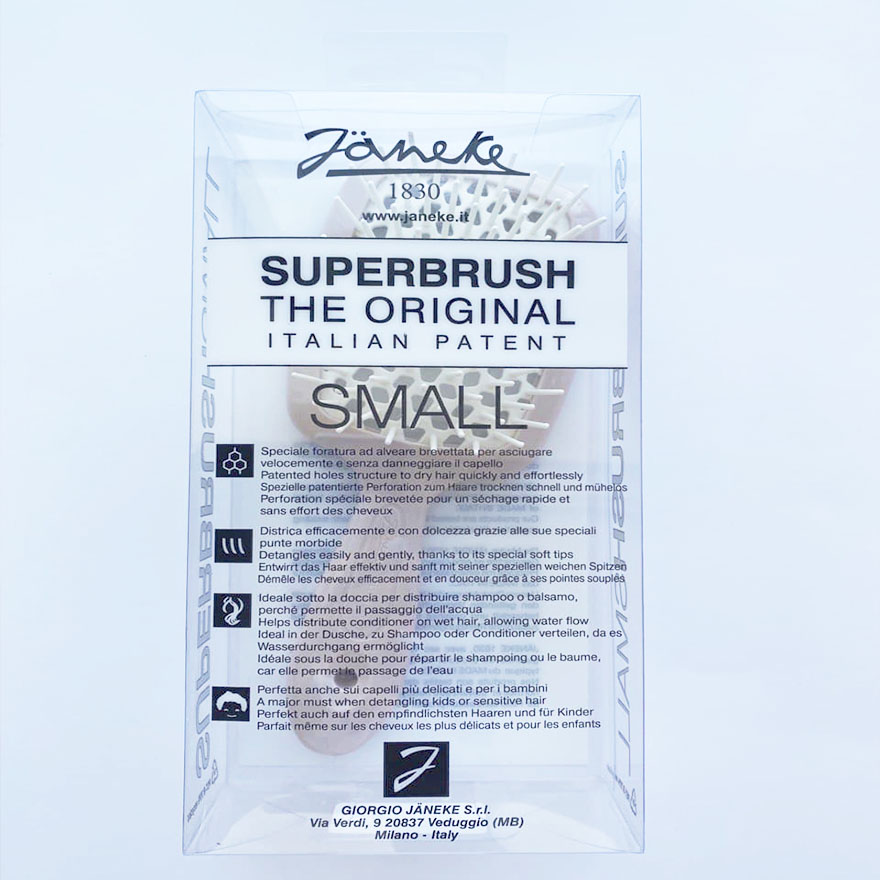 Janeke Superbrush Small Расческа для волос Бежевый