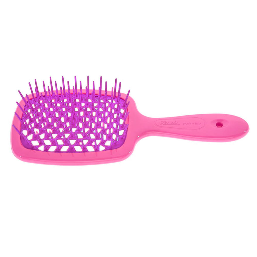 Janeke Superbrush Гребінець для волосся Малиновий з Фуксією