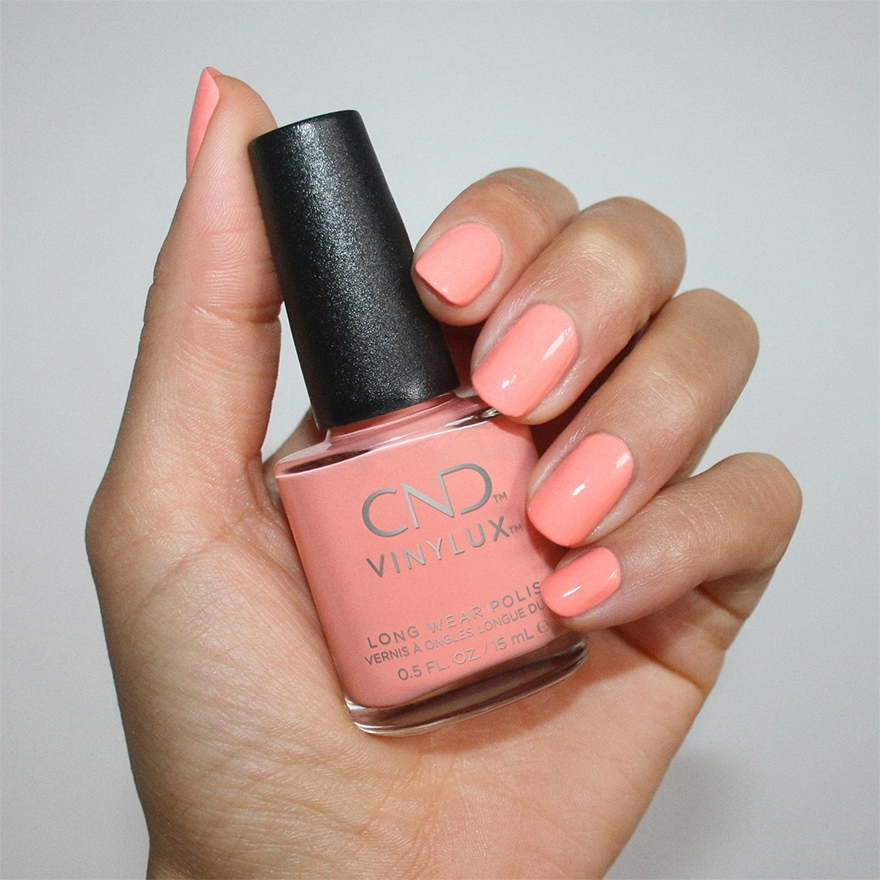 Лак CND Vinylux - Rule Breaker (373) (персиковый​, эмаль), 15 мл