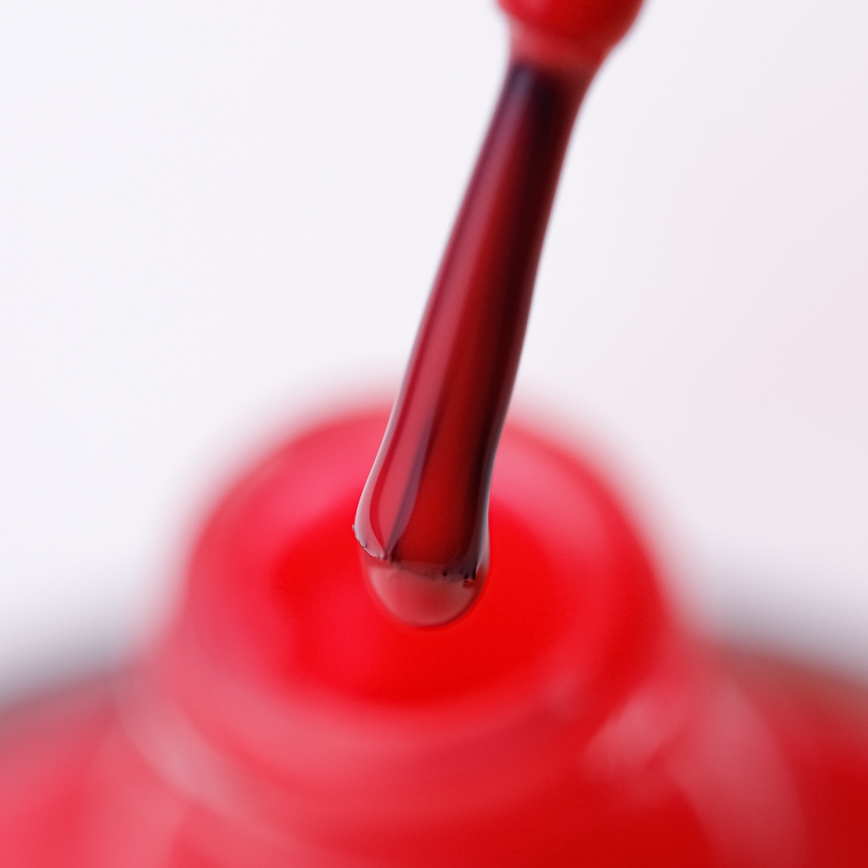 NUB 007 Red Room nail polish (red coral, enamel), 14 ml