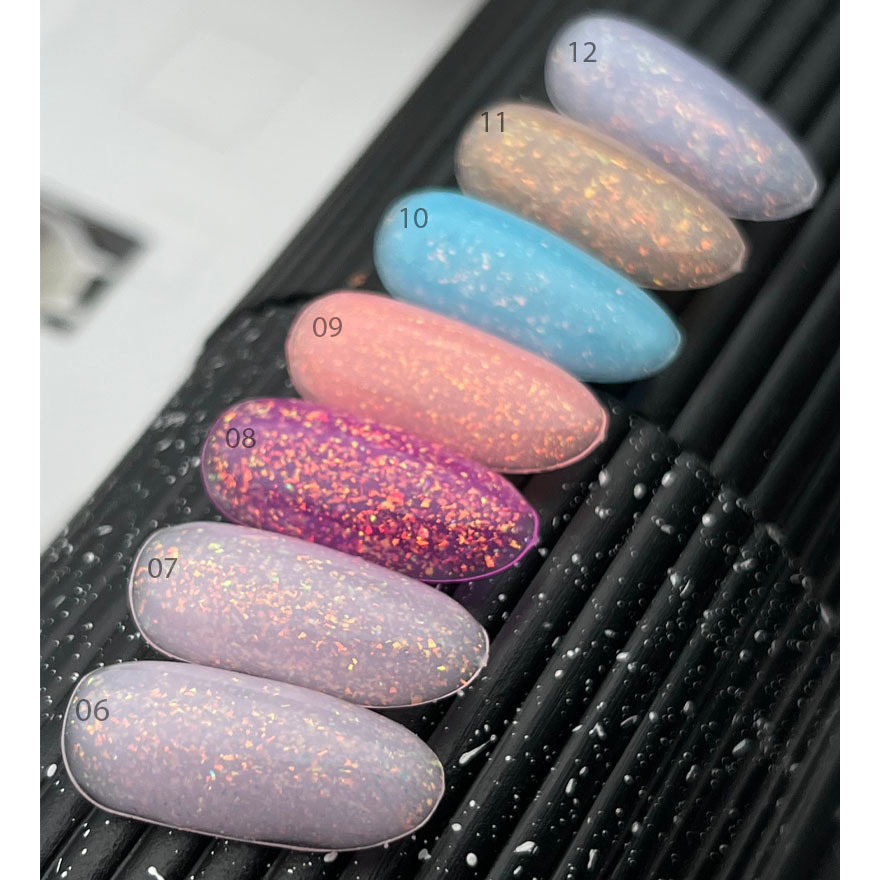 SAGA professional Builder Gel magic 07 (нежно-розовый с разноцветной поталью), 15 мл SAGA professional Builder Gel magic 07 (нежно-розовый с разноцветной поталью), 15 мл