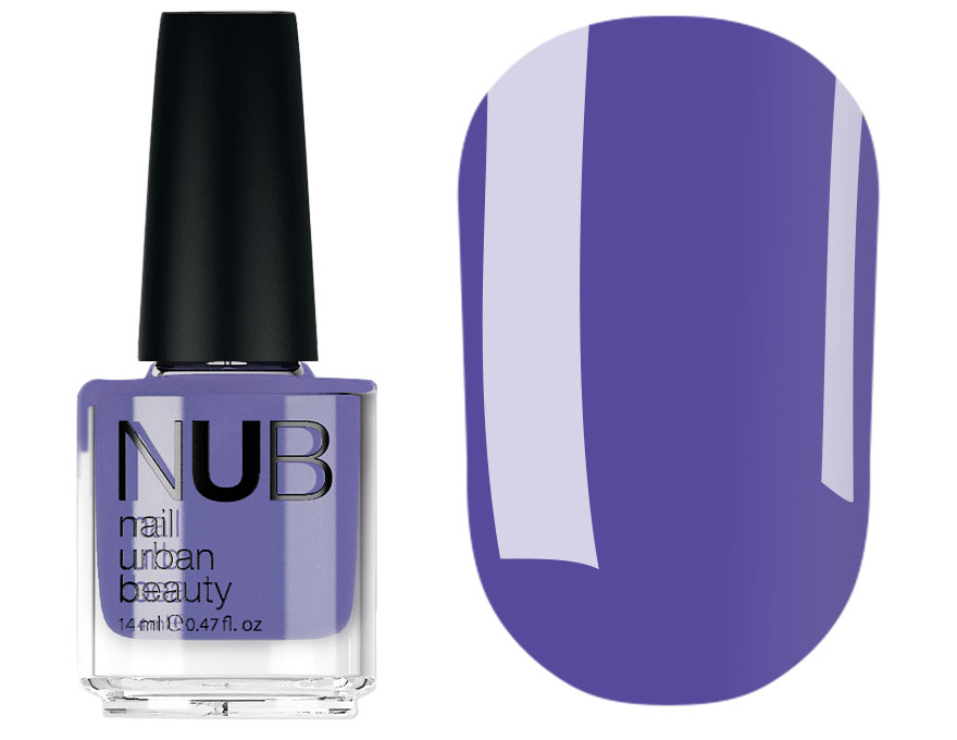 Nail polish NUB 036 Deep Truth (muted blue, enamel), 14 ml