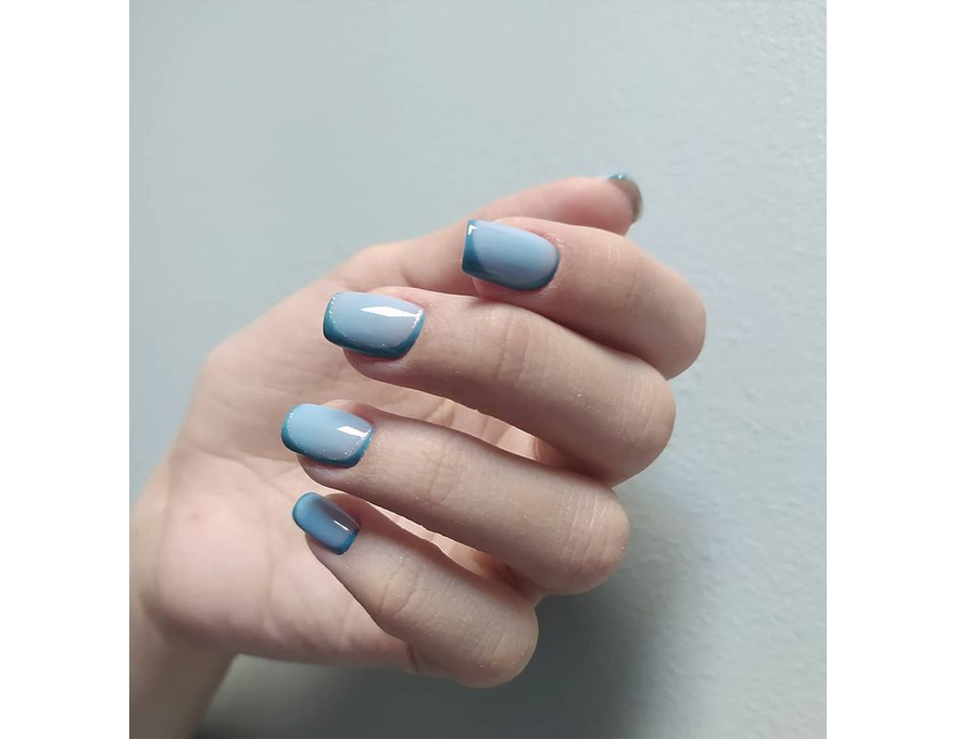 Гель-лак MOON FULL color Gel polish №660 блакитно-сірий, 8 мл Гель-лак MOON FULL color Gel polish №660 блакитно-сірий, 8 мл