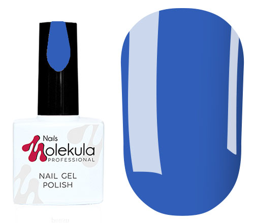 Гель-лак Molekula №160 (синий лазурный, эмаль). 11 мл