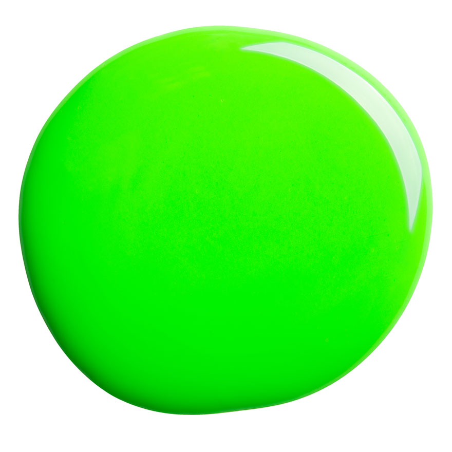 NUB 247 Mojo gel polish (bright lime green, enamel), 8 ml
