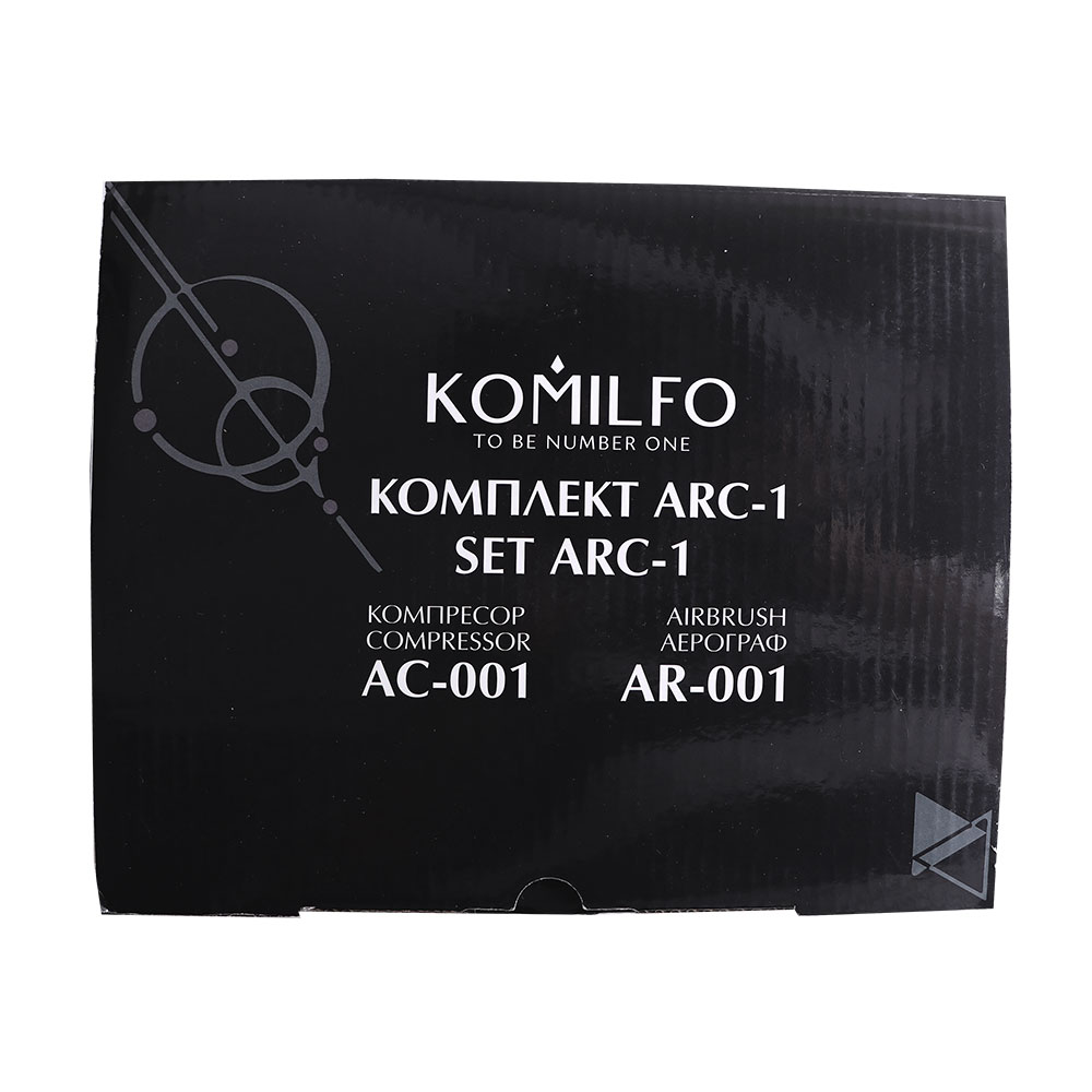 Komilfo комплект компрессор с аэрографом ARC-1