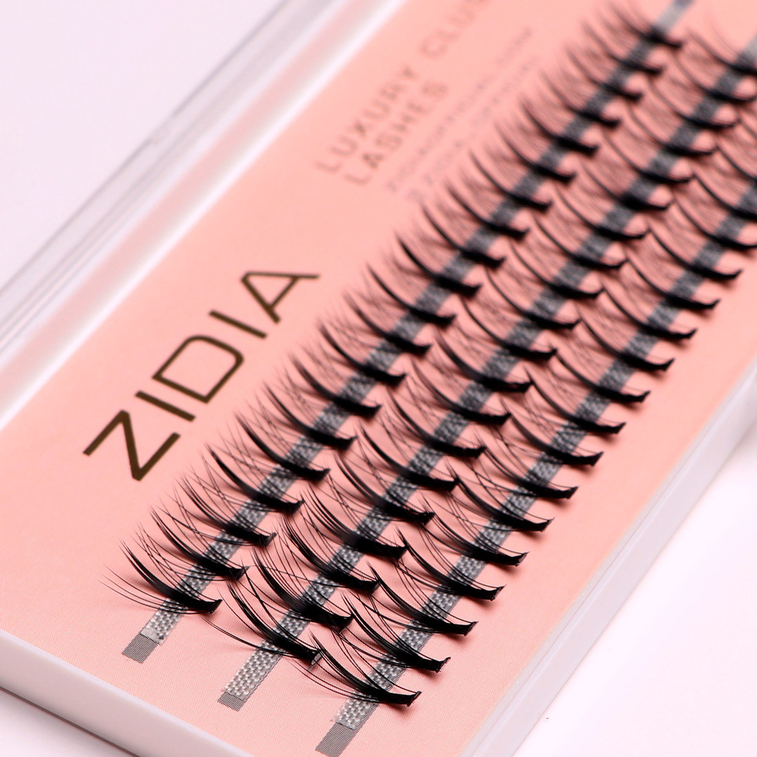 Zidia Cluster lashes 16D KIM C 0,10 (3 ленты, размер 11 mm)