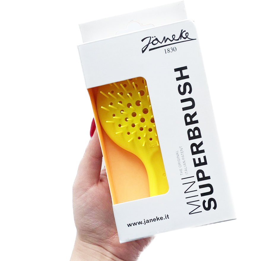 Janeke Mini Superbrush Расческа для волос Неон желтая Janeke Mini Superbrush Расческа для волос Неон желтая