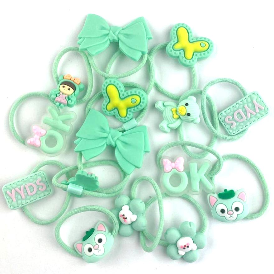 Set of rubber bands green, 16 pcs (6054) Set of rubber bands green, 16 pcs (6054)