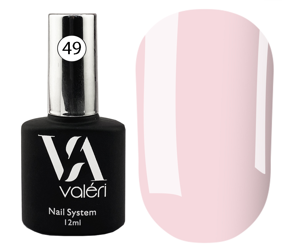 Valeri База для ногтей Color Base 049 (пудровый розовый), 12 мл Valeri База для ногтей Color Base 049 (пудровый розовый), 12 мл