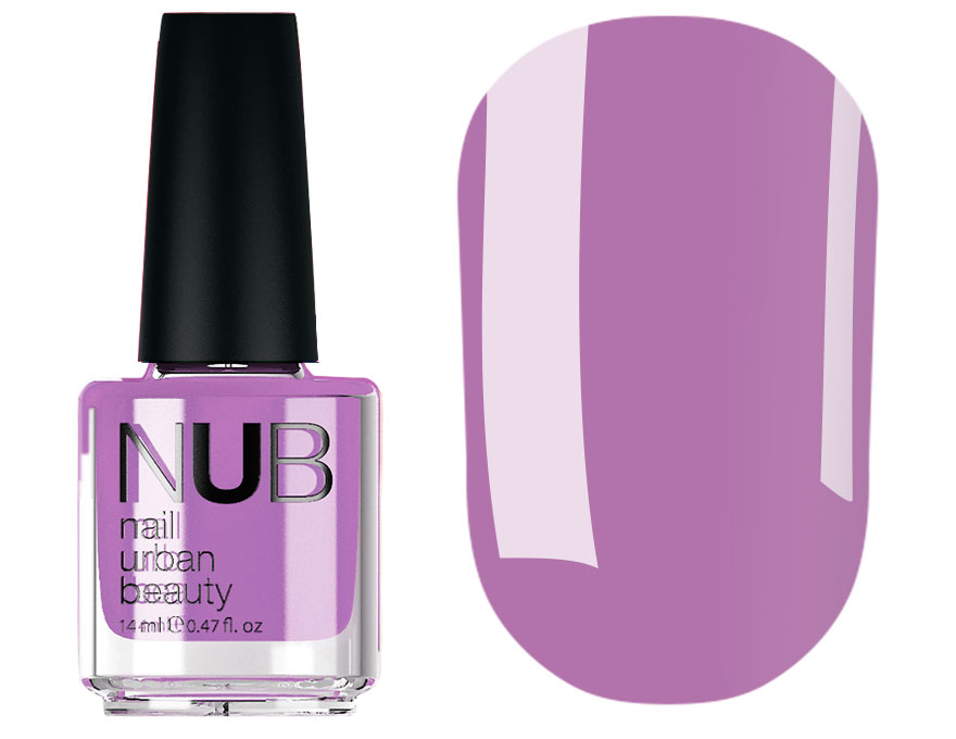 Nail polish NUB 034 Parfait Amour (lilac, enamel), 14 ml