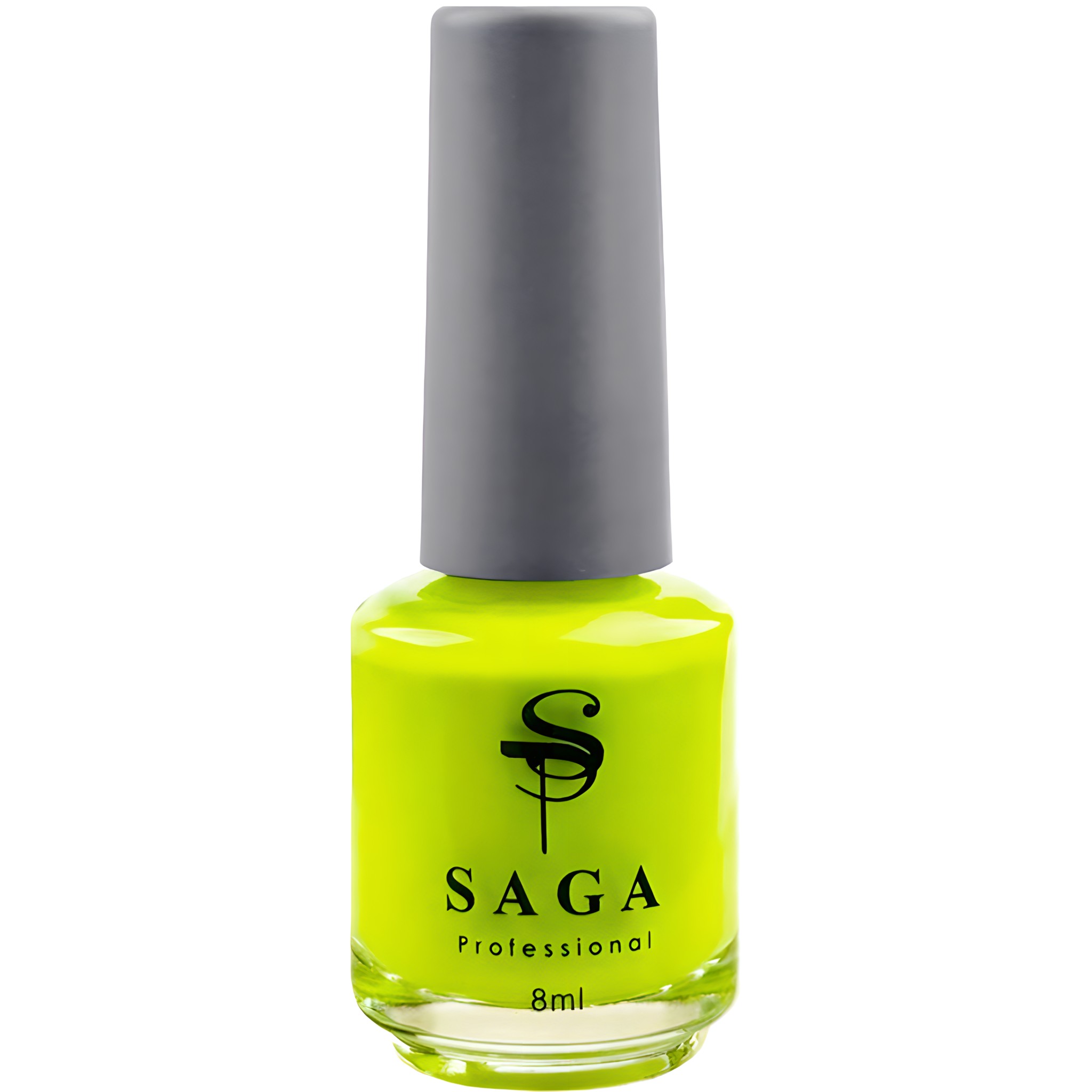 SAGA professional stamping varnish NEON 3 (light green), 8 ml