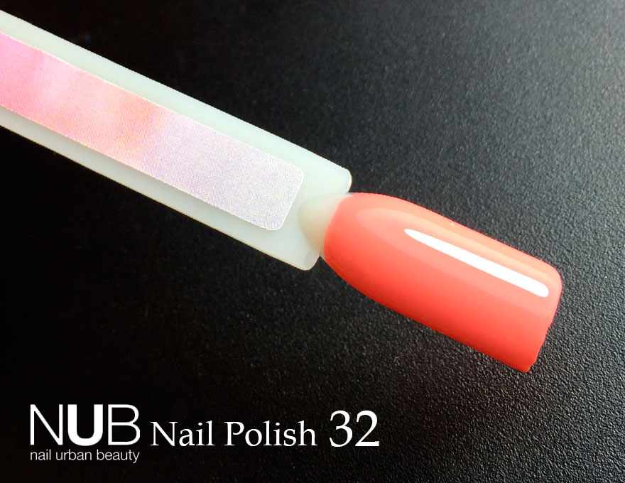 Nail polish NUB 032 Grand Canyon (rich pink-peach, enamel), 14 ml