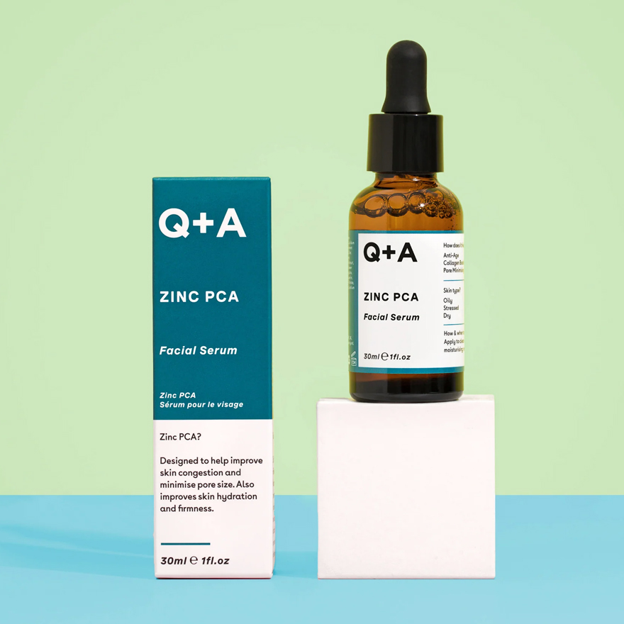 Q+A Zinc PCA Facial Serum, 30 ml