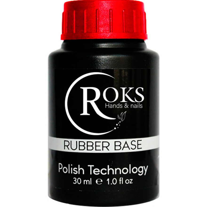 Roks Nail Base Rubber, 30 ml