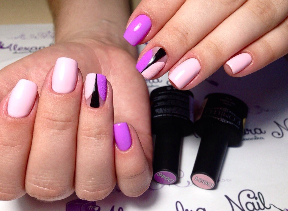 Gel varnish Komilfo Deluxe Series No. D046 (lilac, enamel), 8 ml